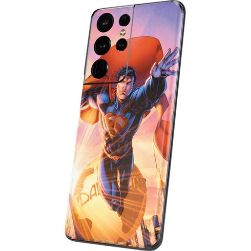 DC Comics Superman Unchained #1 75th Anniversary Cover Art by Jim Lee Galaxy S21 Ultra 5G Skin